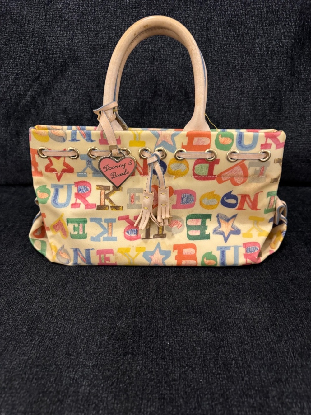 Dooney & Bourke Spellout Letter Print Tote 👜